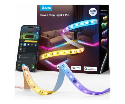 Inteligentne oświetlenie Govee Govee H61F5 Strip Lights Pro 5m Taśma LED Wi-Fi, Bluetooth,